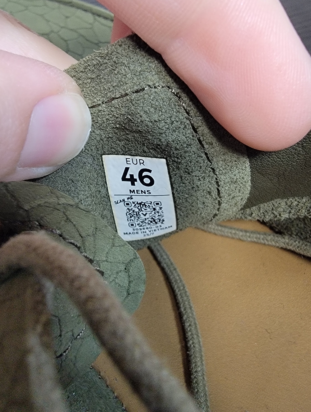 Vivo Barefoot Sensus 1 Moc Lace-up Croc Embossed Leather Wide Sneaker 46 - Picture 11 of 15